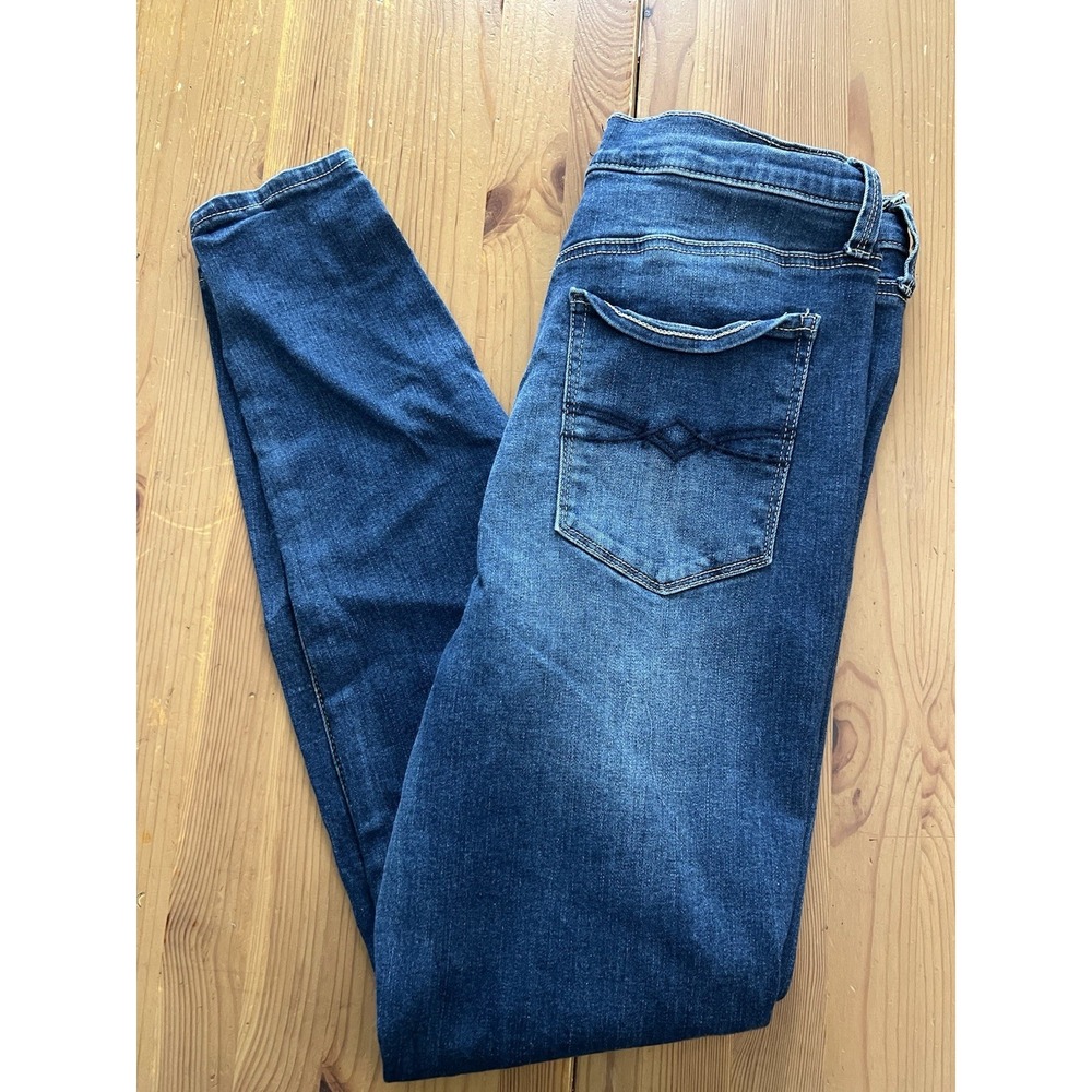 Mudd Juniors Size 11 High Rise Jegging Distressed Jeans Y2K Grunge Stretch
